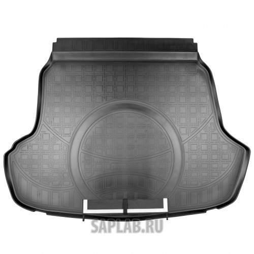 Купить NORPLAST NPA00T31621AP Коврики в багажное отделение с фартуком для Hyundai Sonata (LF) (SD) (2017) (с выступом под запаску)