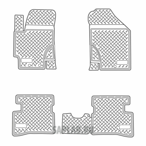 Купить NORPLAST NPLPO4331 Коврики в салон Norplast NPL-Po-43-31 Kia Rio (DE) (2010-2011)