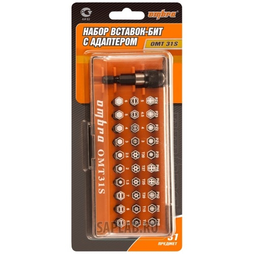 Купить Ombra OMT31S Набор бит, 31 предмет, Ombra OMT31S
