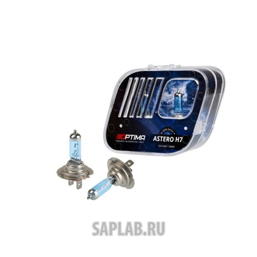 Купить OPTIMA HASH7 Галогенные лампы Optima Astero H7 +80% White 5000K