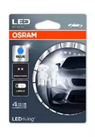 Купить OSRAM 2880BL02B OSRAM LED Standart Blue W5W 12V 1W, 2шт, 2880BL-02B