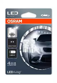 Купить OSRAM 2880CW02B Лампа автомобильная 2880CW 1W 12V W2.1X9.5D 10XBLI2 4M OSRAM