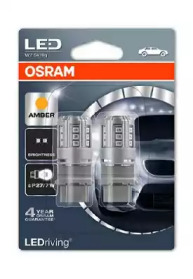 Купить OSRAM 3547YE02B OSRAM LED Standart Amber P27/7W 12V 2,5W, 2шт, 3547YE-02B