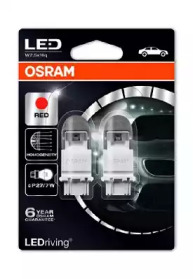 Купить OSRAM 3557R02B OSRAM LED Premium Red P27/7W 12V 1,42/0,54W, 2шт, 3557R-02B
