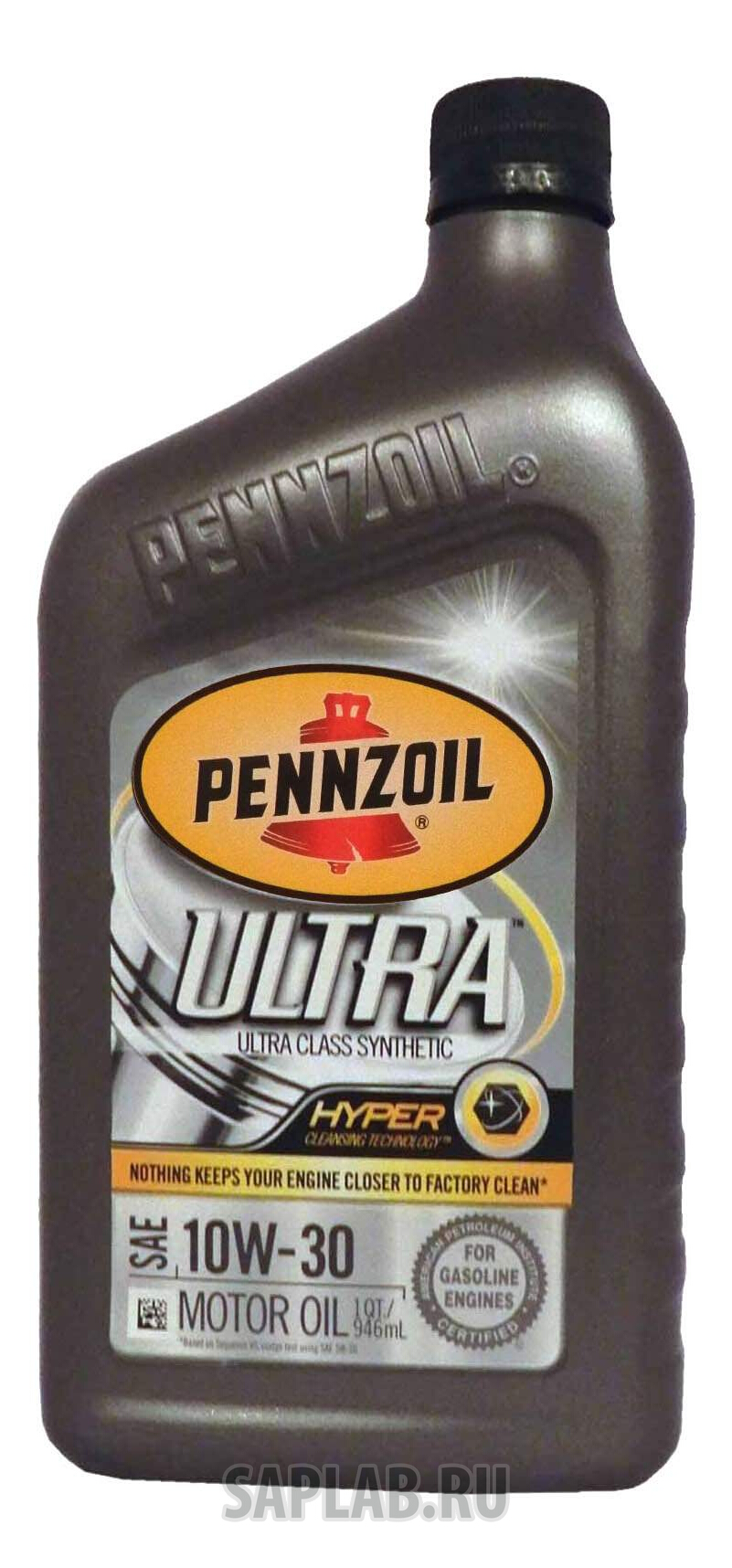 Купить PENNZOIL 550020193 Моторное масло Pennzoil Ultra SAE 10W-30 0,946л