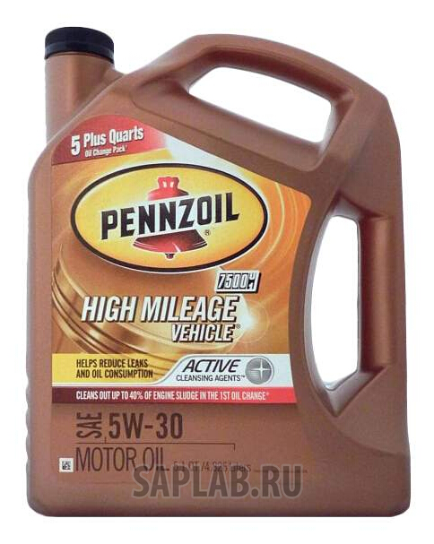 Купить PENNZOIL 550028526 PENNZOIL High Mileage Vehicle 5W-30 4,826л