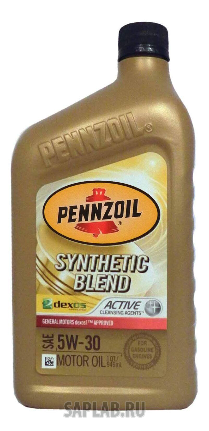 Купить PENNZOIL 550030872 Моторное масло Pennzoil Synthetic Blend SAE 5W-30 0,946л