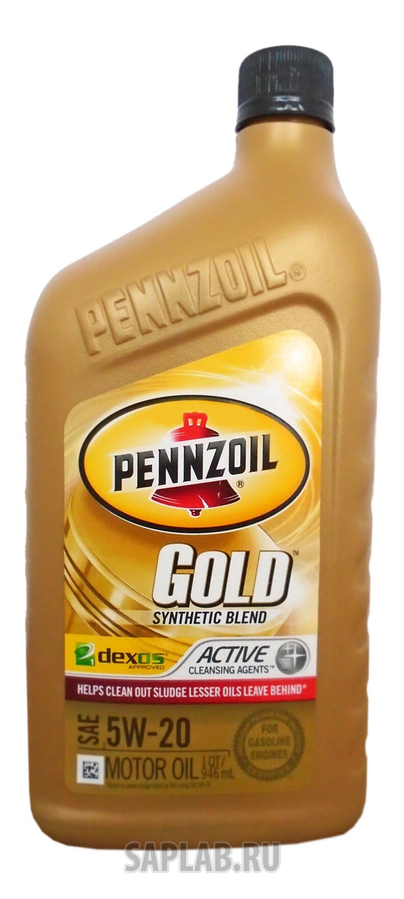 Купить PENNZOIL 550041362 Моторное масло Pennzoil Gold Synthetic Blend SAE 5W-20 0,946л