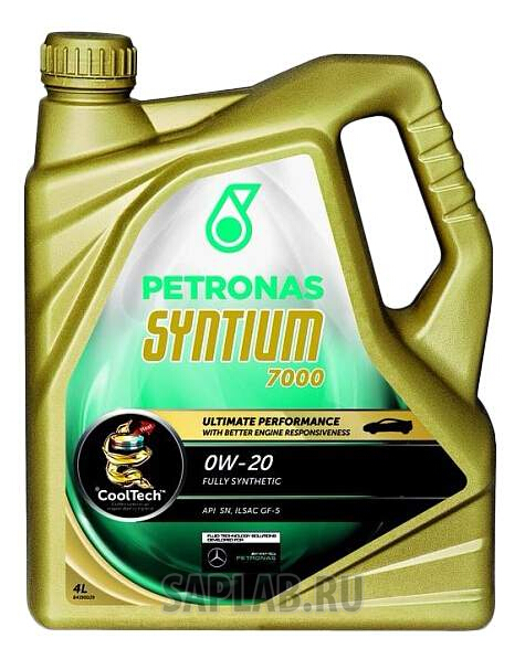 Купить PETRONAS 18364019 Моторное масло Petronas Syntium 7000 SAE 0W-20 4л