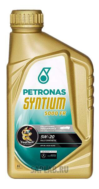 Купить PETRONAS 18371619 Моторное масло Petronas Syntium 5000 FR 5W-20 1л