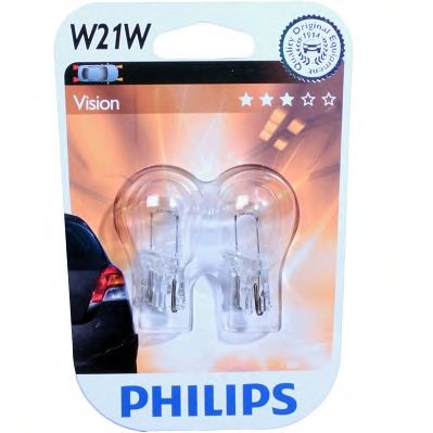 Купить PHILIPS 12065B2 Стандартные лампы для салона и сигнальные лампы Vision W21W/12 В/21 Вт