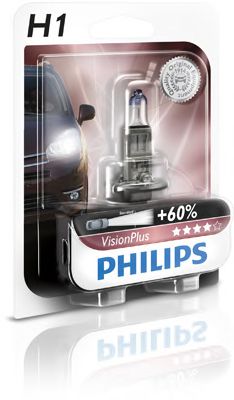 Купить PHILIPS 12258VPB1 Лампа для автомобильных фар VisionPlus H1/12 В/55 Вт