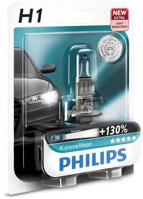 Купить PHILIPS 12258XVB1 Лампа для автомобильных фар X-tremeVision H1/12 В/55 Вт