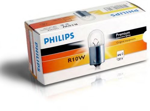 Купить PHILIPS 12814CP Стандартные лампы для салона и сигнальные лампы Vision R10W/12 В/10 Вт