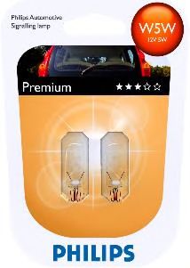Купить PHILIPS 12961B2 Стандартные лампы для салона и сигнальные лампы Vision W5W/12 В/5 Вт