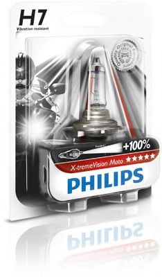Купить PHILIPS 12972XVBW Лампы головного освещения для мотоциклов X-tremeVision Moto H7/12 В/55 Вт