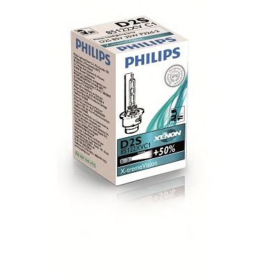 Купить PHILIPS 85122XVC1 Ксеноновая лампа для фар головного освещения X-tremeVision D2S/85 В/35 Вт