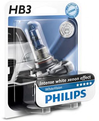 Купить PHILIPS 9005WHVB1 Лампа для автомобильных фар WhiteVision HB3/12 В/65 Вт
