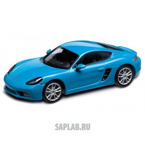 Купить Porsche WAP0204110G Модель автомобиля Porsche 718 Cayman S (982), Miami Blue, Scale 1:43, артикул WAP0204110G