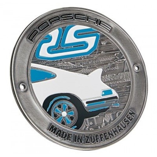 Купить Porsche WAP0500500H Эмблема на решетку радиатора Porsche Grille badge – RS 2.7 – limited edition, артикул WAP0500500H