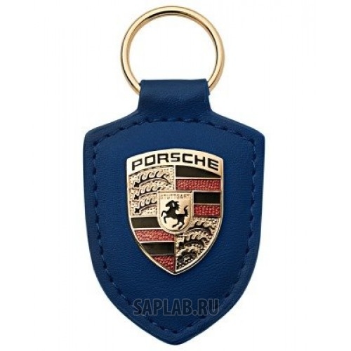 Купить Porsche WAP0500950E Брелок для ключей с гербом Porsche Crest Keyring, Blue, артикул WAP0500950E