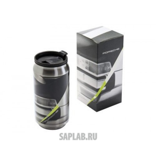 Купить Porsche WAP0504250J Термокружка Porsche Thermo Can, silver/black/acidgreen