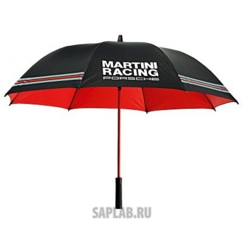 Купить Porsche WAP0505700G Зонт трость Porsche Umbrella Martini Racing, Black-Red, артикул WAP0505700G