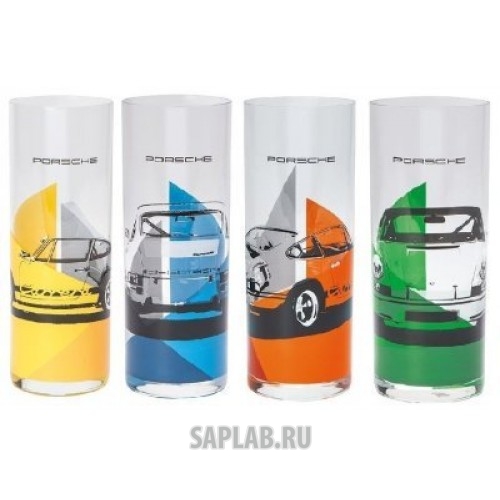 Купить Porsche WAP0509560J Набор стеклянных стаканов Porsche RS 2.7 Long Drink Glass Set