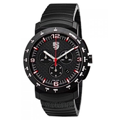 Купить Porsche WAP0700850G Наручные часы хронограф Porsche Sport Classic chronograp – black edition, артикул WAP0700850G