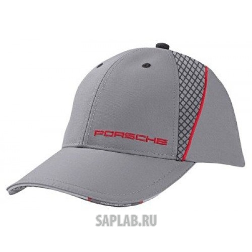 Купить Porsche WAP4500010H Бейсболка Porsche Baseball Cap, Grey/Red, Racing Collection