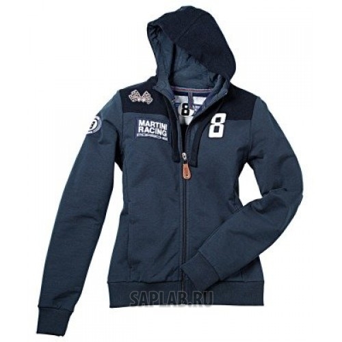 Купить Porsche WAP5540XS0G Женская толстовка Porsche Women’s Sweat Jacket Martini Racing, Dark Blue, артикул WAP5540XS0G