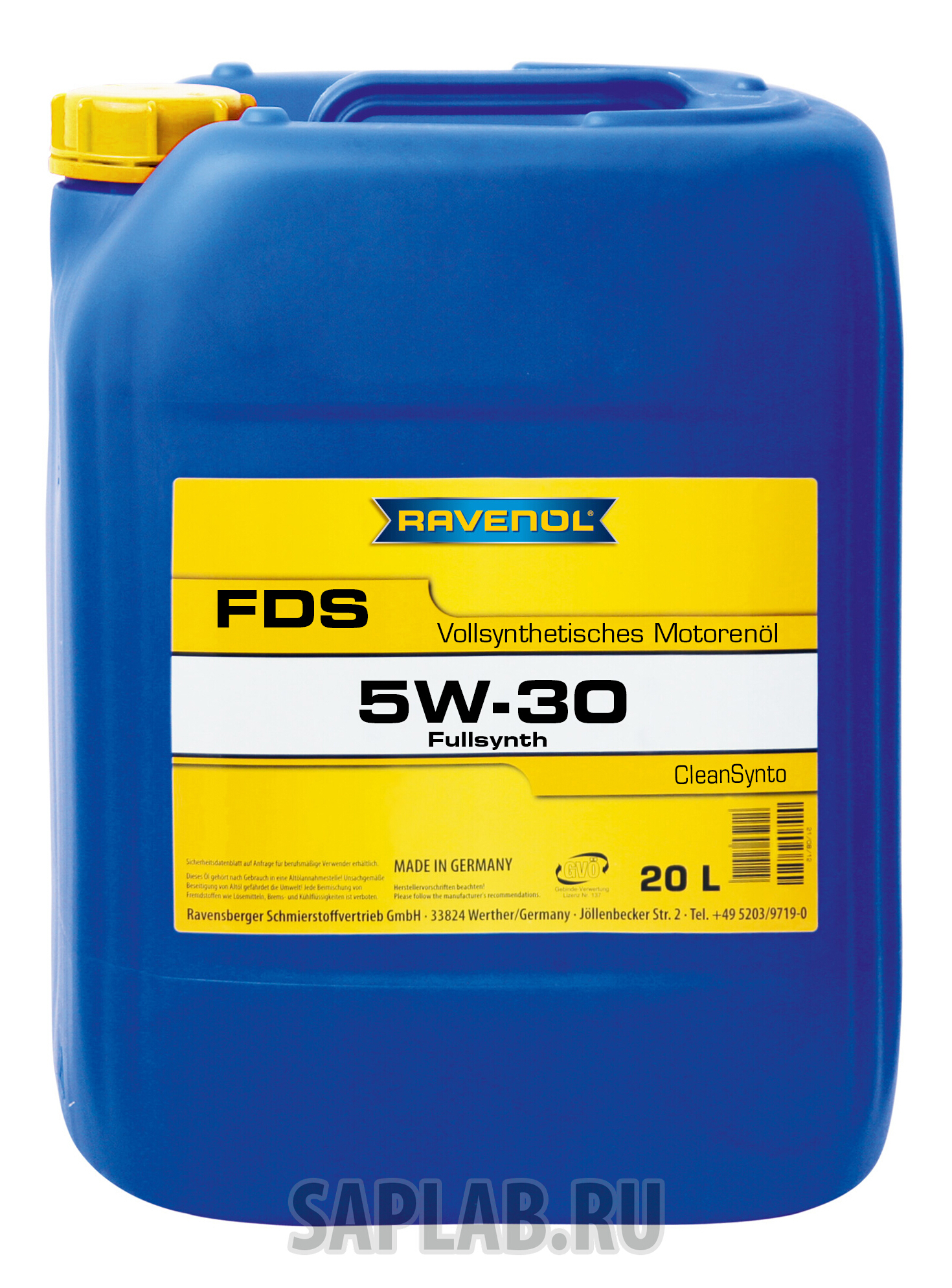 Купить RAVENOL 4014835846548 Моторное масло Ravenol FDS SAE 5W-30 20л