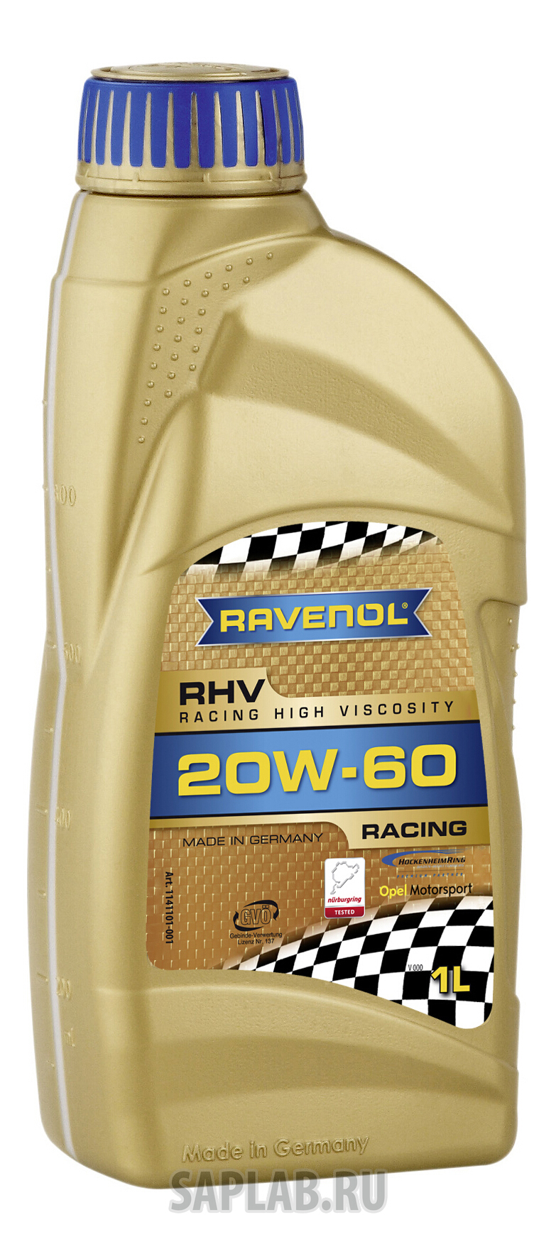 Купить RAVENOL 4014835848870 Моторное масло Ravenol RHV Racing High Viscosity SAE 20W-60 1л