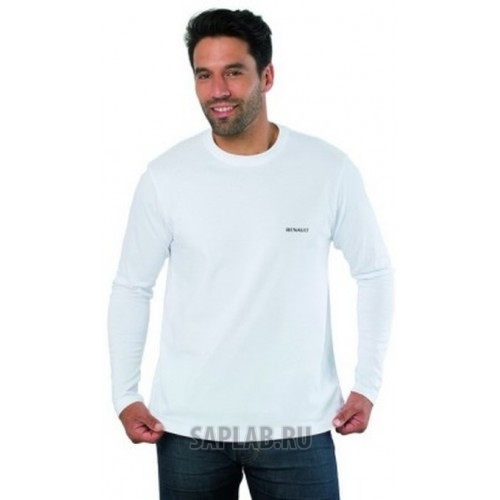 Купить RENAULT 7711431891 Мужская майка с длинным рукавом Renault Men's Longsleeved T-Shirt White, артикул 7711431891