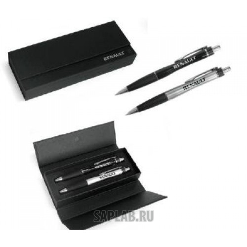 Купить RENAULT 7711546593 Набор из двух ручек с логотипом Renault Ballpoint Metall Pen Set, артикул 7711546593