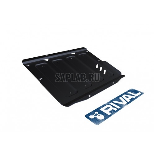 Купить RIVAL 11140044 Защита КПП Rival, Mitsubishi Pajero IV V - 3.0, 3.2, 3.8, 2007-, крепеж в комплекте, сталь, 1.8 мм