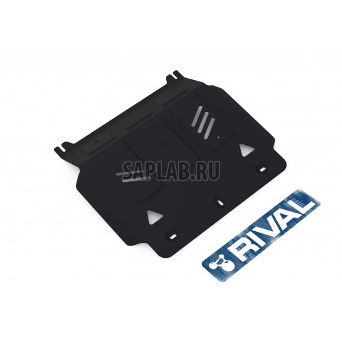 Купить RIVAL 11140411 Защита картера Rival, Mitsubishi L200 V - 2.4DID, 2.4DID, 4WD, 2015-, крепеж в комплекте, сталь, 1.8 мм