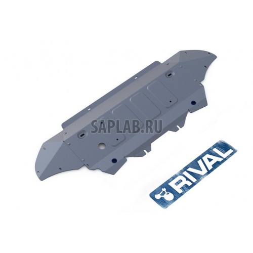 Купить RIVAL 33303291 Защита радиатора и картера Rival, AUDI Q7 V - 3.0, 3.0 S-Line, 2015-, крепеж в комплекте, алюминий, Sale4 мм