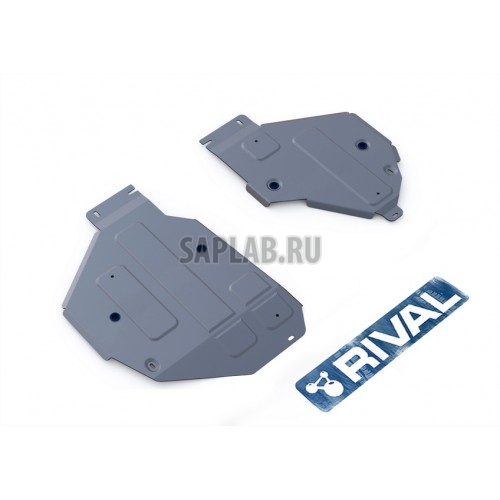 Купить RIVAL 33303321 Защита топливного бака Rival, AUDI Q7 V - 3.0TFSI, 3.0TFSI S-Line, 3.0TDI, 2015-, крепеж в комплекте, алюминий, 4 мм
