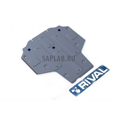 Купить RIVAL 33303351 Защита КПП Rival, AUDI A4 V - 2.0TFSI (190hp), АКПП, FWD, 2015-, крепеж в комплекте, алюминий