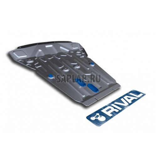 Купить RIVAL 33305231 Защита картера Rival, BMW X5 V - 3.0d, 4.0d, 5.0d, 2013-, крепеж в комплекте, алюминий, 4 мм