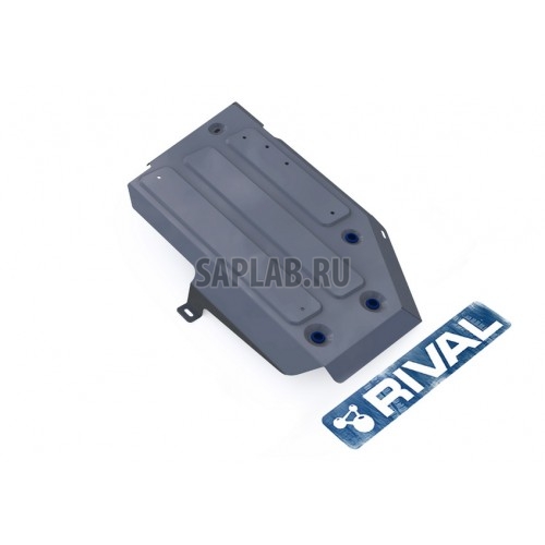 Купить RIVAL 33347201 Защита топливного бака Rival, Nissan Terrano V - 1.6, 2.0, 2WD, 2014-/Renault Duster V - 1.6, 2.0, 2WD, 2011-2015/2015-, крепеж в комплекте, алюминий