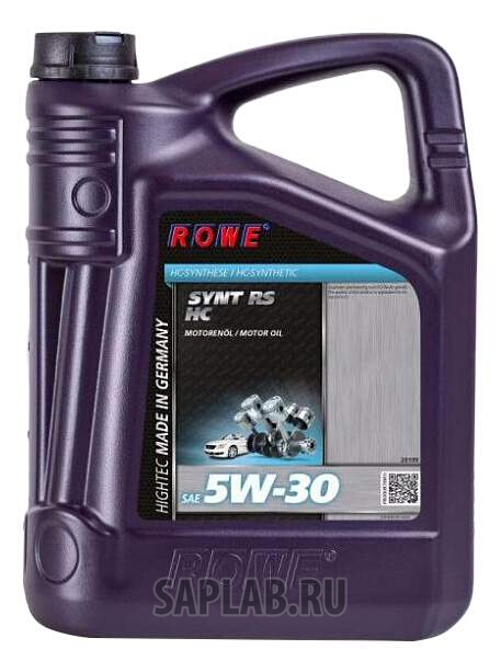 Купить ROWE 20024005003 ROWE Hightec Synt RS HC 5W-30 5л