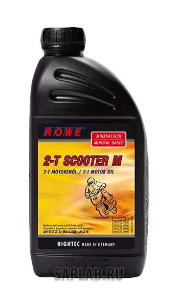 Купить ROWE 20031001003 Моторное масло Rowe Hightec 2-T Scooter M 1л