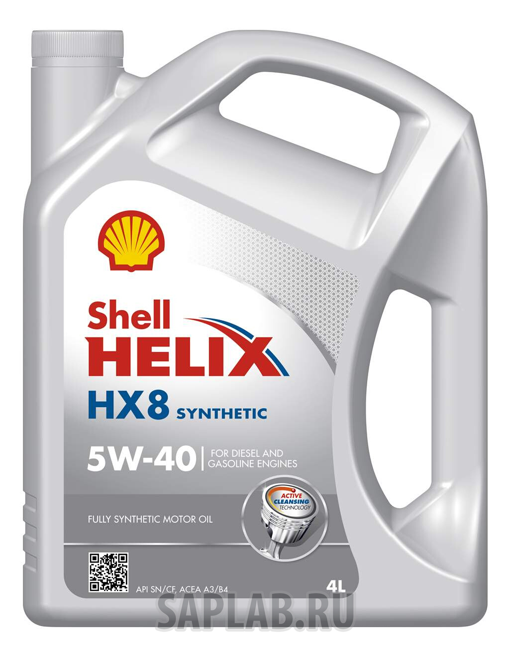 Купить SHELL 550040295 Моторное масло Shell Helix HX8 Syn 5W-40 4л