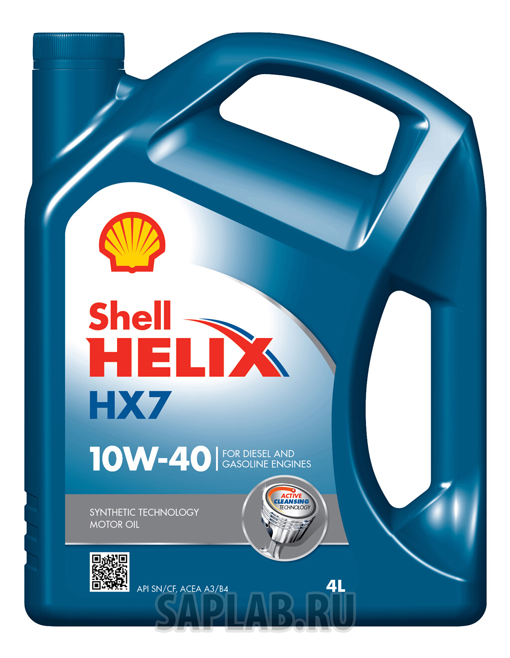 Купить SHELL 550040315 Моторное масло Shell Helix HX7 10W-40 4л