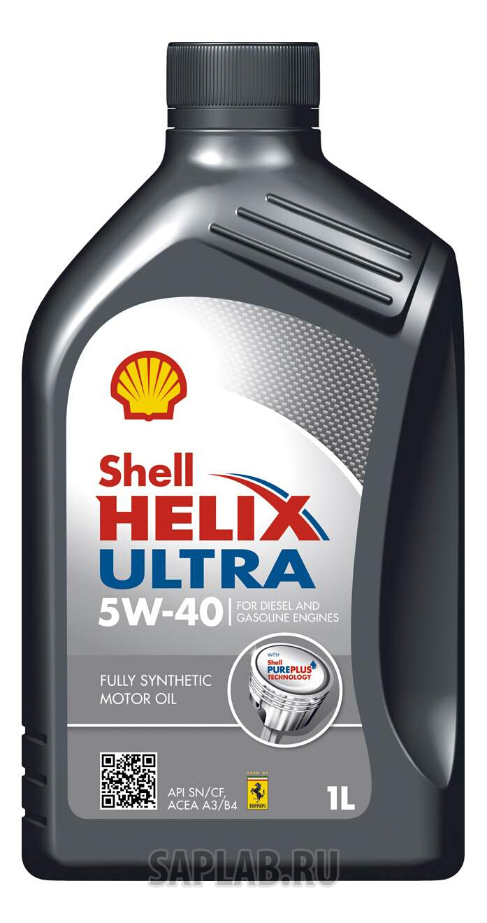 Купить SHELL 550040754 Моторное масло Shell Helix Ultra 5W-40 1л