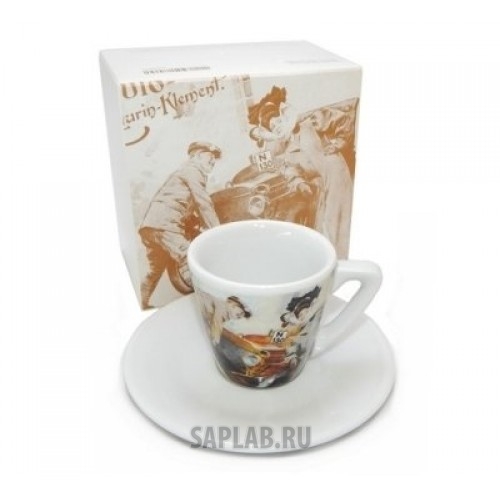 Купить Skoda 000069601AT Чашка с блюдцем для эспрессо Skoda Espresso Cup Voiturette N130, артикул 000069601AT