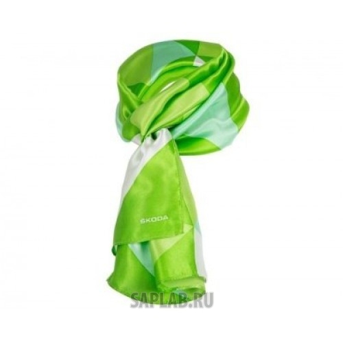 Купить Skoda 000084330K Женский шелковый платок Skoda Womans Scarf, Green 2917
