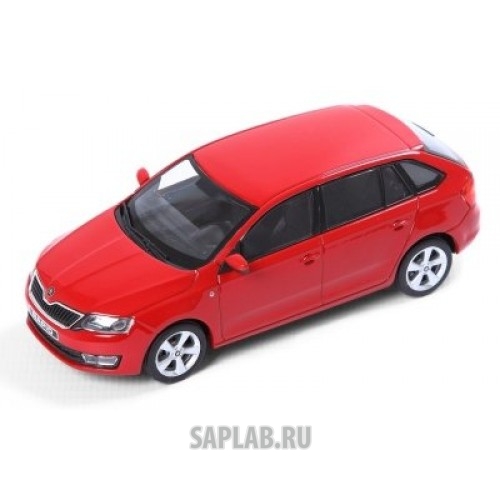 Купить Skoda 66264B Модель автомобиля Skoda Rapid Spaceback 1:43, red corrida